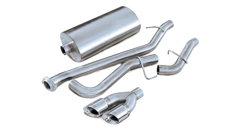 Chevrolet Suburban Performance Exhaust - Single Side Exit - CORSA Performance - Cat Back Sport - Polished - `01-`06